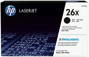 HỘP MỰC IN ĐÃ CÓ MỰC IN HP 26X HIGH YIELD BLACK ORIGINAL LASERJET TONER CARTRIDGE_CF226X — ảnh sản phẩm