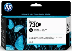 3ED43A: HỘP MỰC ĐÃ CÓ MỰC IN HP 730B 130ML PHOTO BLACK INK CARTRIDGE — ảnh sản phẩm