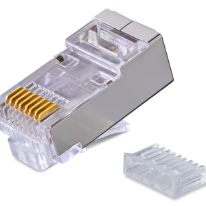 602-02001 — RJ45 CAT.6 FTP shielded bọc kim loại chống nhiễu — ảnh sản phẩm