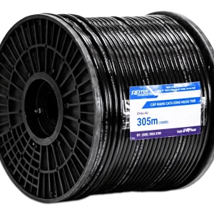 APTEK 630-1122-3 — Cáp CAT6 UTP Copper Outdoor 24AWG, vở nhựa PE, có dây cường lực — ảnh sản phẩm